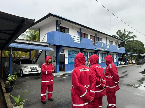 Sat Samapta Polres Karimun Patroli Siaga Bencana Dan Pemantauan Lokasi Rawan Banjir