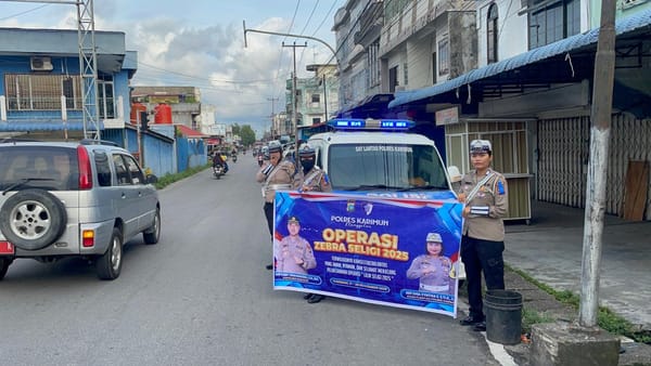 Operasi Zebra Satlantas Polres Karimun 235 Pelanggar 49 Ditilang