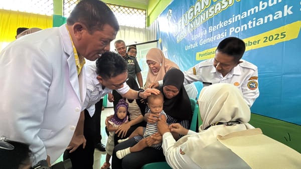 Pontianak Genjot Imunisasi Japanese Encephalitis, Lindungi Anak dari Penyakit Mematikan