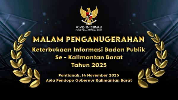 168 Instansi Bersaing Sehat, KI Kalbar Siap Umumkan Badan Publik Terinformatif 2025
