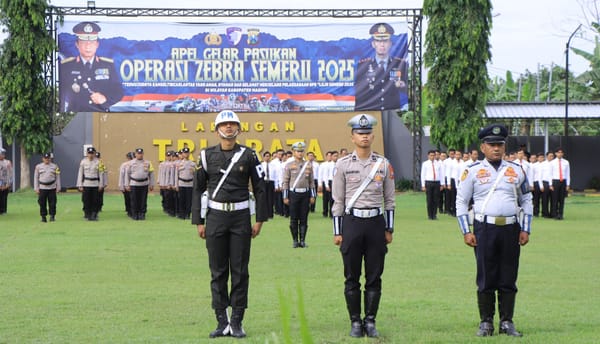 Polres Madiun Kerahkan 215 personel untuk Operasi Zebra Semeru  2025