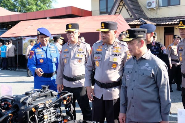 Polda Kalbar Siap Hadapi  Potensi cuaca exstrem kemungkinan  Bencana Alam