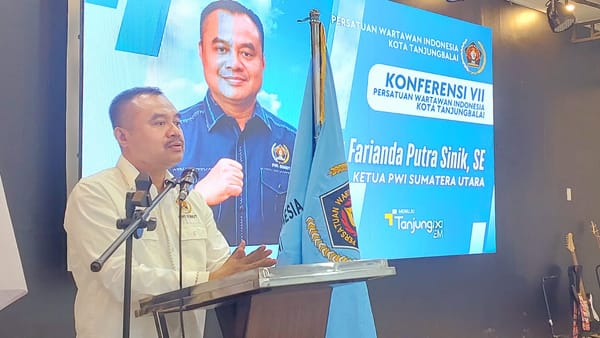 Konferensi PWI Tanjungbalai, Ini Pesan Ketua PWI Sumut ; Dukung yang Menang Rangkul yang Kalah