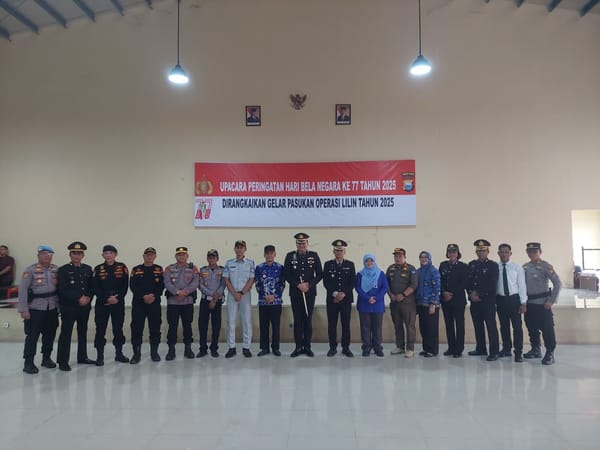 Polres Gowa Gelar Upacara Peringatan Hari Bela Negara ke-77 Tahun 2025