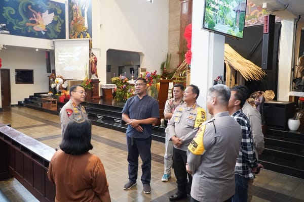 Polda DIY Sterilisasi Puluhan Gereja dan Cek Kesiapan Personel Jelang Ibadah Natal 2025