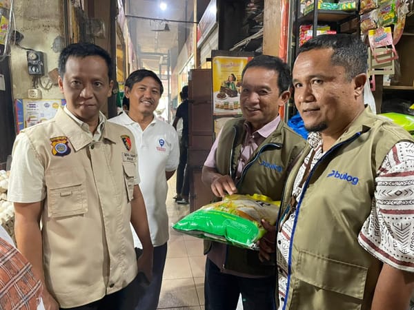 BULOG Bersama Satgas Pangan Pantau Harga Pangan Jelang Tahun Baru 2026