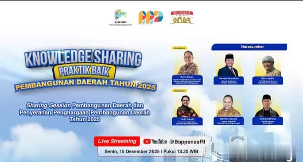 Knowledge Sharing Praktik Baik dan Penghargaan Pembangunan Daerah  (PPD) Tahun 2025