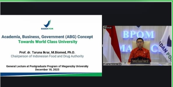 Unimerz Makassar Hadirkan Ketua BPOM RI Pada Kuliah Umum Pascasarjana Unimerz