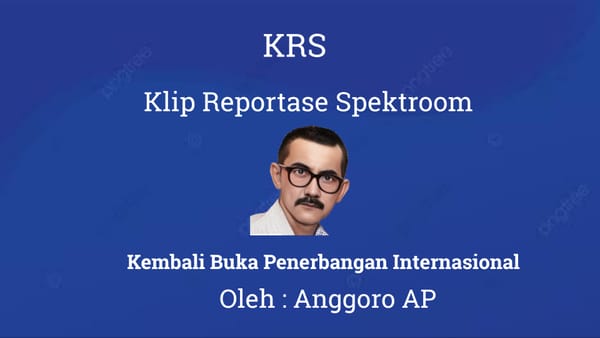 Kembali Buka Penerbangan Internasional