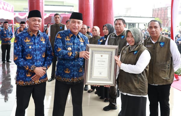 Hujan Deras Warnai Upacara HUT KORPRI dan HKN serta Launching Hari Jadi Ternate 775