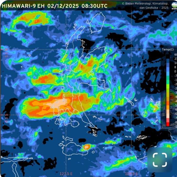 BMKG Minta Masyarakat Maluku Utara Waspada Seminggu ke Depan Masih Hujan Ringan Hingga Lebat