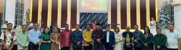 Perayaan Natal GPdI, Kakankemenag Ternate Tekankan Pentingnya Syiar Agama Yang Menyejukkan