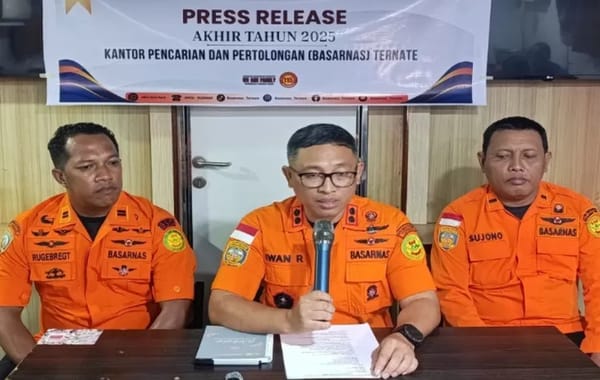 Basarnas Ternate Selama Tahun 2025 Laksanakan 49 Kali Operasi SAR