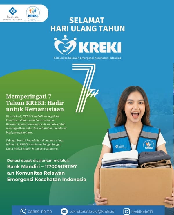 KREKI Kalsel Juga Bergerak Bantu Banjir dan Longsor Sumatra