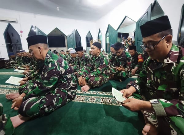 Doa Bersama di Makodim 1002/HST untuk Korban Bencana dan Keselamatan Bangsa