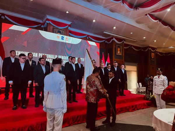 Pelantikan Pengurus KONI Surabaya 2025-2029, Ketua Rio Optimis Target 250 Emas Porprov 2027 Tercapai