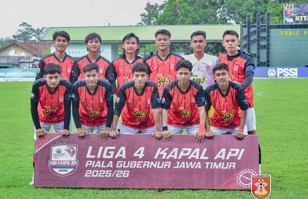 Partai Derby Liga 4 Piala Gubernur Jatim PSMP Libas Mojokerto FC 6 - 0.