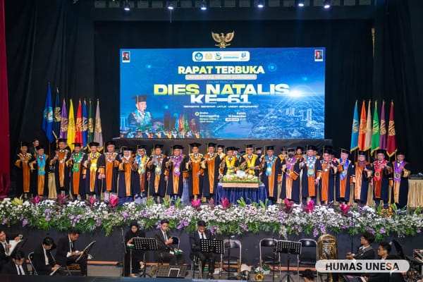 Puncak Peringatan Dies Natalis ke-61, Unesa Fokus Tingkatkan Kualitas dan Naik Peringkat Internasional.