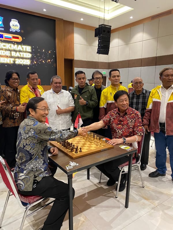 Keterangan Foto ? 200 Peserta Ikuti Cap Kapal Checkmate Internasional FIDE Rated Chess Tournament 2025