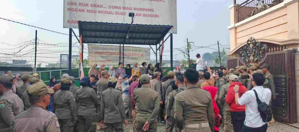 Pembongkaran Tembok Pembatas Antar Dua  Perumahan Mutiara Regency Dan Mutiara City Gagal Dilakukan