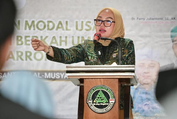 Koperasi Berkah Ummat Al-Musyarrofah Cianjur Terima Pemberian Modal Kerja