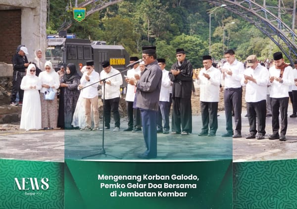 Mengenang Korban Galodo, Pemko Padang Panjang Gelar Doa Bersama di Jembatan Kembar