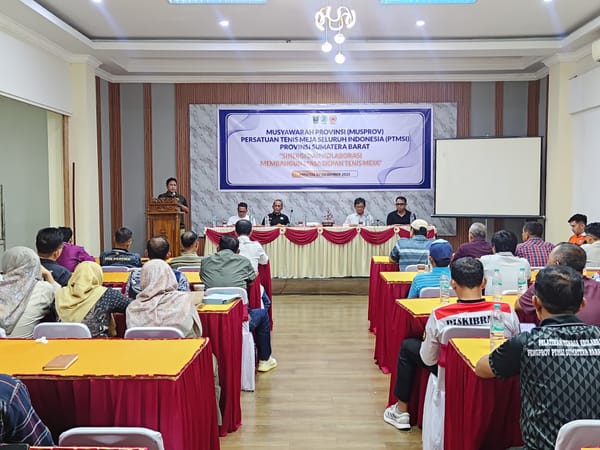 Gustami Hidayat Kembali Pimpin PTMSI Sumbar Periode 2025–2029