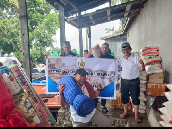 Ikatan Keluarga Banuhampu ( IKB ) Pekanbaru, Hadir di Tengah Masyarakat  Berduka.