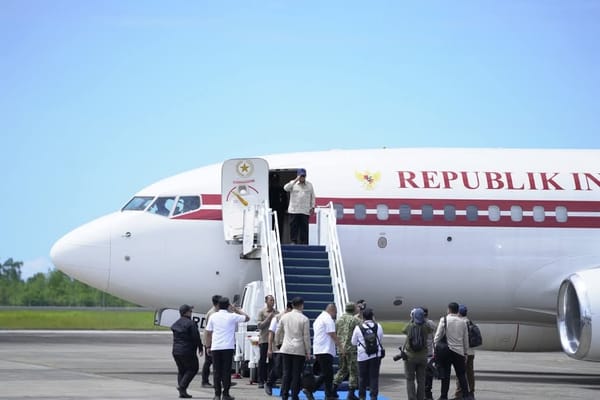 Presiden Prabowo Kembali ke Jakarta Usai Tinjau Dampak Bencana di Sumbar