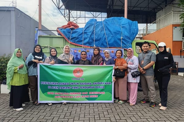 Fakultas Farmasi dan Kesehatan Universitas Tjut Nyak Dhien Medan, Bantu Korban Banjir Tamiang Aceh