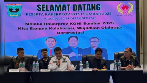 Rakerprov KONI Sumbar Tetapkan Arah Pembinaan Atlet dan Persiapan Porprov 2026