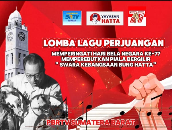 Lomba Lagu Perjuangan PBRTV Sumbar Masuk Tahap Penjurian atau Seleksi Babak Penyisihan