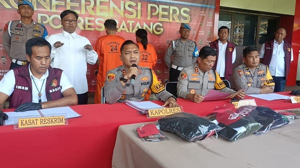 Sepasang Kekasih Pelaku Pencurian Dengan Kekerasan Pada Pengemudi Ojek