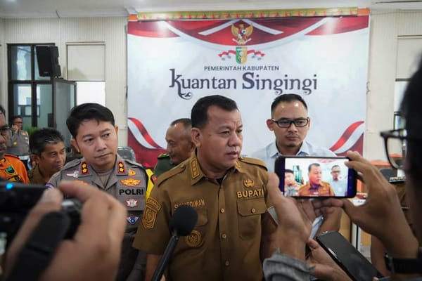 Pemkab Kuansing Gelar Rapat  Koordinasi Forkopimda Persiapan Nataru 2025/ 2026 Dan Antisipasi Bencana Alam.
