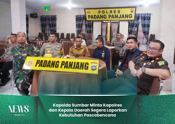 Kapolda Sumbar Minta Kapolres dan Kepala Daerah Segera Laporkan Kebutuhan Pascabencana