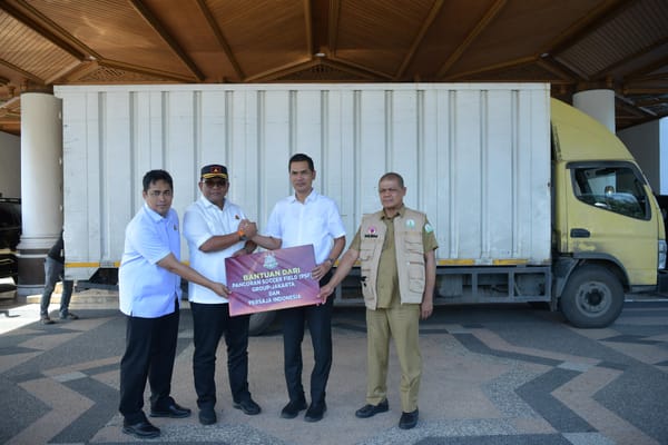 Persaja dan PSF Salurkan Bantuan Sandang dan Pangan untuk Korban Bencana di Aceh