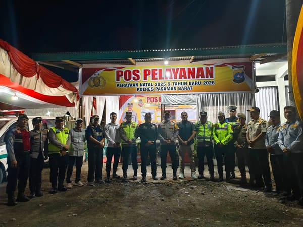 Pemkab Pasaman Barat Bersama Polres Pastikan Perayaan Natal 2025 Berlangsung Aman dan Kondusif