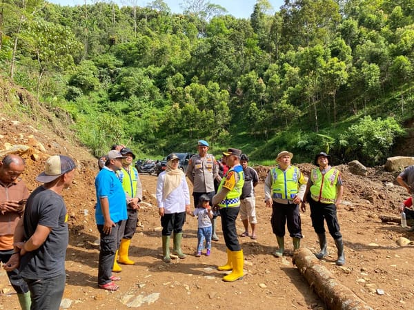 Polresta Bukittinggi Tinjau Lokasi Mata Air Sumur Bor Bantuan Air Bersih di Malalak Timur