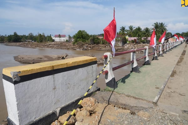 Penanganan Oprit Jembatan Meureudu Pidie Jaya Tuntas, Selanjutnya Normalisasi  Sungai