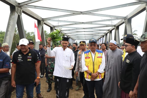 Akhirnya Jembatan Kruweng Tingkeum  Resmi Digunakan ,Denyut Nadi Ekonomi Bireun  Berangsur Pulih