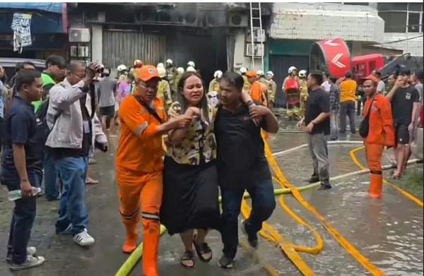 Kebakaran di Gedung  Terra Drone Perkantoran Kemayoran Ada 20 Korban Meninggal