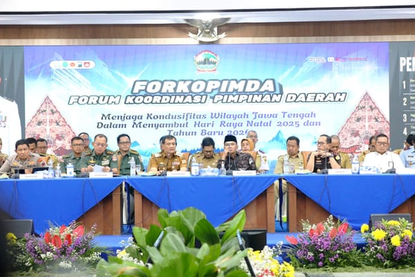 Pemprov Jateng Siap Menghadapi Rayakan Natal 2025 dan Tahun Baru 2026