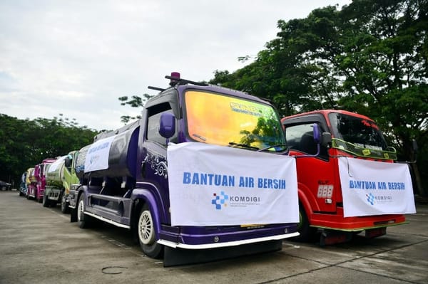 Pascabencana 8.000 Liter Air Bersih Dikirim ke Warga Aceh Tamiang