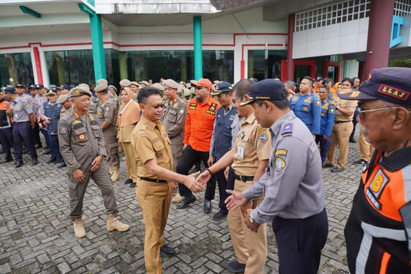 Apel Siaga Nataru: Wali Kota Edi Kamtono Perintahkan Personel Standby 24 Jam