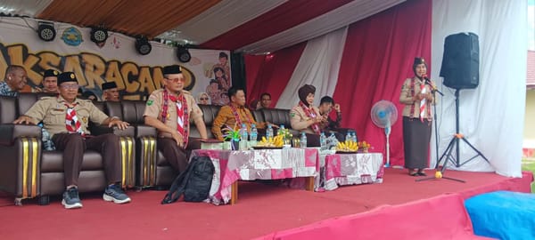 Puluhan Gugus Depan Ikuti Aksara Camp 2025 di SMPN 2 Sungai Ambawang