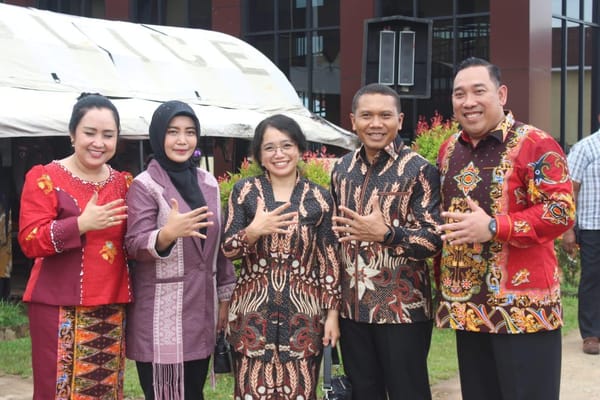 Momen Natal, Dandim 1206 Putussibau Hadiri Open House Kapolres Kapuas Hulu