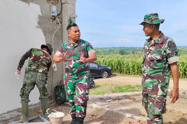 Percepat KDKMP, Dan Dim 1425 / Jeneponto Turun Langsung Cek Progres di Dua Desa