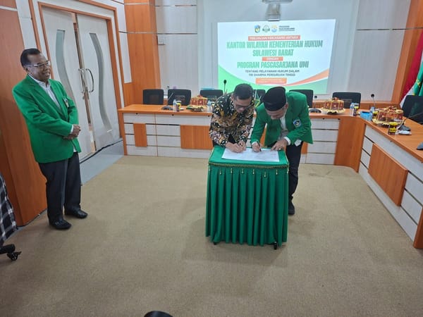 Pascasarjana UMI Makasar  Jalin Kerjasama Dengan Kanwil Kemenkum Sulbar