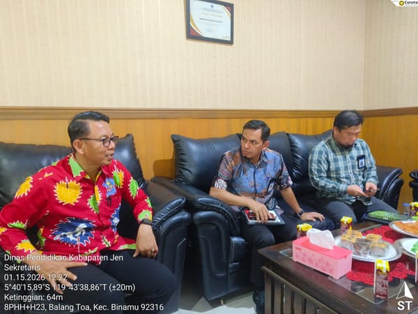 Perwakilan Kemen Pendidikan Kunjungi Balai Besar Guru dan Tenaga Kependidikan BBGTK Prov Sulsel