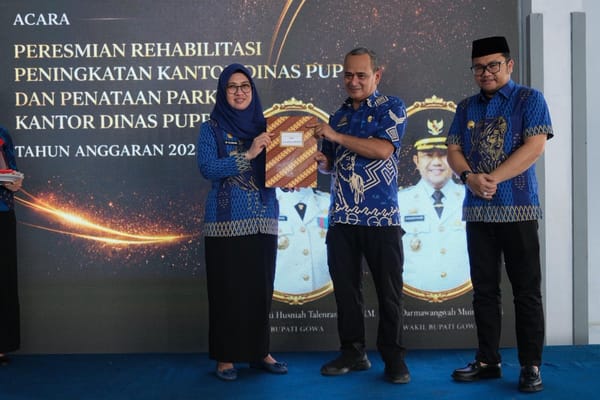 Rehabilitasi Kantor Dinas PUPR Gowa Hadirkan Lingkungan Kerja Nyaman dan Sejuk